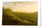 Box Hill, Surrey, with Dorking in the distance Box Hill by George Lambert