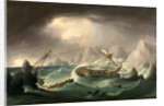 Shipwreck off a Rocky Coast by Thomas Buttersworth