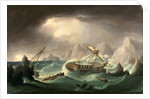 Shipwreck off a Rocky Coast by Thomas Buttersworth