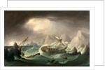 Shipwreck off a Rocky Coast by Thomas Buttersworth