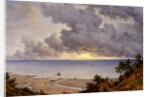 Sandown Bay, from near Shanklin Chine, Isle of Wight View from Shanklin, Isle of Wight by John Glover