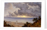 Sandown Bay, from near Shanklin Chine, Isle of Wight View from Shanklin, Isle of Wight by John Glover