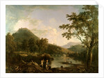 Dinas Bran from Llangollen View in Wales by Richard Wilson