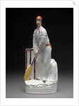 Ceramic Cricketers - a pair by Anonymous