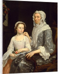 Portrait of an Elderly Lady and a Girl by George Beare