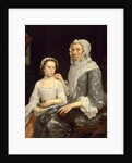 Portrait of an Elderly Lady and a Girl by George Beare