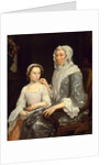 Portrait of an Elderly Lady and a Girl by George Beare
