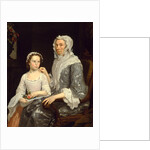 Portrait of an Elderly Lady and a Girl by George Beare