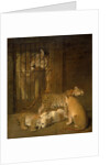 Group of Whelps Bred between a Lion and a Tigress by Jacques-Laurent Agasse