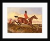Foxhunting: Clearing a Bank by John Dalby