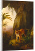 Tiger in a Cave Tropical by Jacques-Laurent Agasse