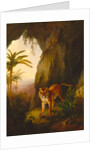 Tiger in a Cave Tropical by Jacques-Laurent Agasse