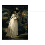 Portrait of a Girl in a Garden Variety by George Morland