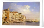 Grand Canal, Venice Grand Canal, Venice, Italy by Richard Parkes Bonington
