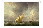 A Cutter in a Strong Breeze by Charles Brooking