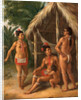 A Leeward Islands Carib family outside a Hut by Agostino Brunias