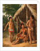A Leeward Islands Carib family outside a Hut by Agostino Brunias