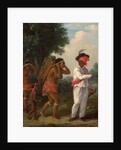 West Indian Man of Color, Directing Two Carib Women with a Child by Agostino Brunias