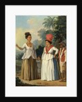 West Indian Women of Color, with a Child and Black Servant by Agostino Brunias