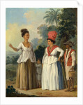West Indian Women of Color, with a Child and Black Servant by Agostino Brunias