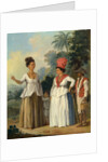 West Indian Women of Color, with a Child and Black Servant by Agostino Brunias