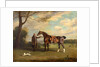 The Earl of Shrewsbury's Groom Holding a Hunter by Henry Bernard Chalon