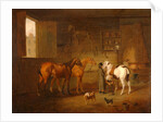 The Blacksmith's Shop by Henry Bernard Chalon