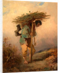 A Man Carrying Faggots by George Chinnery
