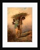 A Man Carrying Faggots by George Chinnery
