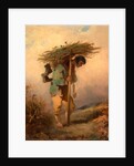 A Man Carrying Faggots by George Chinnery
