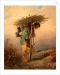 A Man Carrying Faggots by George Chinnery