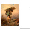 A Man Carrying Faggots by George Chinnery