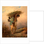 A Man Carrying Faggots by George Chinnery