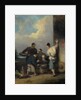 Coolies Round the Food Vendor's Stall by George Chinnery