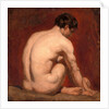 Male Nude, Kneeling, from the Back by William Etty