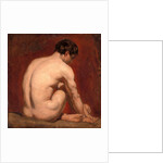 Male Nude, Kneeling, from the Back by William Etty