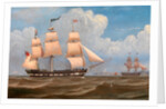 The English Merchant Ship 'Malabar' by William Clark