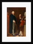 John Flaxman Modeling the Bust of William Hayley by George Romney