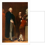 John Flaxman Modeling the Bust of William Hayley by George Romney