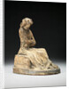 Terracotta bozzetto of a seated woman by Anne Seymour Damer