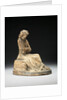 Terracotta bozzetto of a seated woman by Anne Seymour Damer