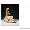 Terracotta bozzetto of a seated woman by Anne Seymour Damer