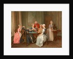 A Game of Quadrille by Hubert-François Gravelot