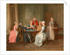 A Game of Quadrille by Hubert-François Gravelot