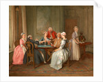 A Game of Quadrille by Hubert-François Gravelot