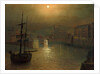 Harbor Scene by John Atkinson Grimshaw