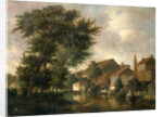 The River Wensum, Norwich The Wensum at Thorpe: Boys Bathing Bathing Scene The Wensum, Norwich by John Crome