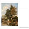 Boys Bathing on the River Wensum, Norwich A River Scene with Boys Bathing View on the Wesum at Thorpe by John Crome