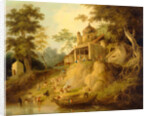 The Banks of the Ganges by William Daniell