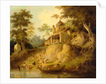 The Banks of the Ganges by William Daniell